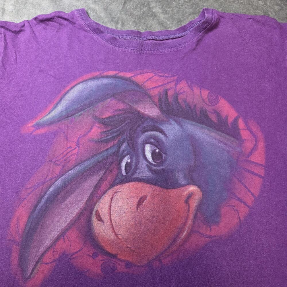 Disney Store Shirt Womens 2XL Purple Eeyore Winnie The Pooh Graphic Tee